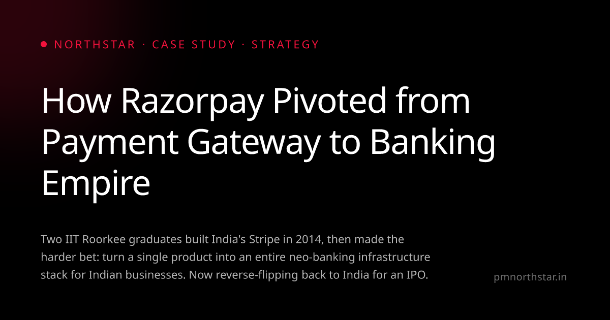 How Razorpay Pivoted from Payment Gateway to Banking Empire